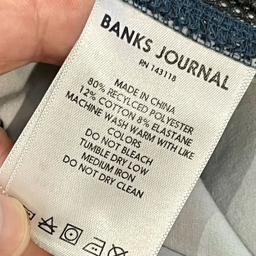 Banks Journal Camouflage Board Shorts. Size 34.